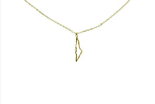 Load image into Gallery viewer, Gold Map Necklace (delivery)