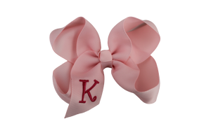 Monogrammed Bows A - H